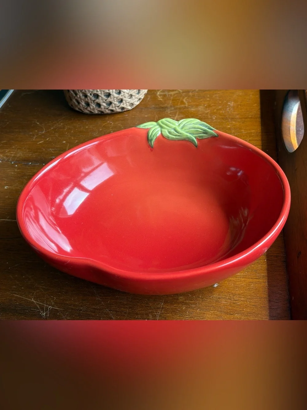 Pottery Barn Large Tomato Bowl